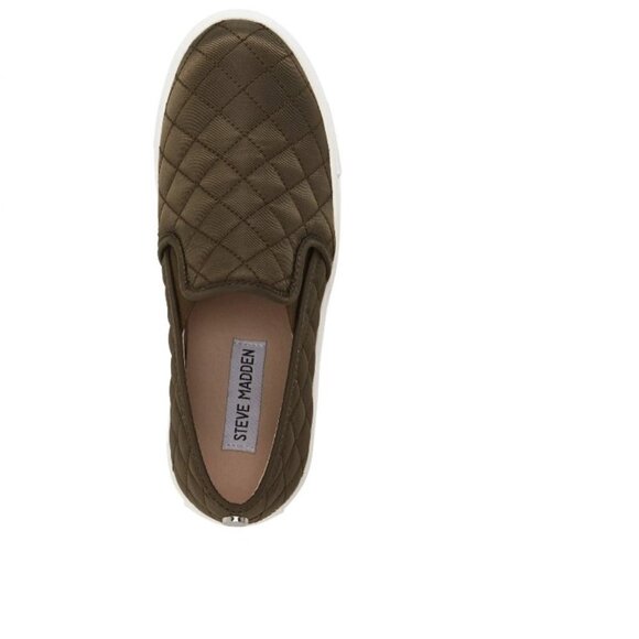 Steve Madden Ecntrcqt Sneaker 7.5 olive green - Picture 4 of 12